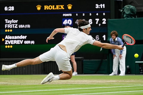 Taylor Fritz of the United States